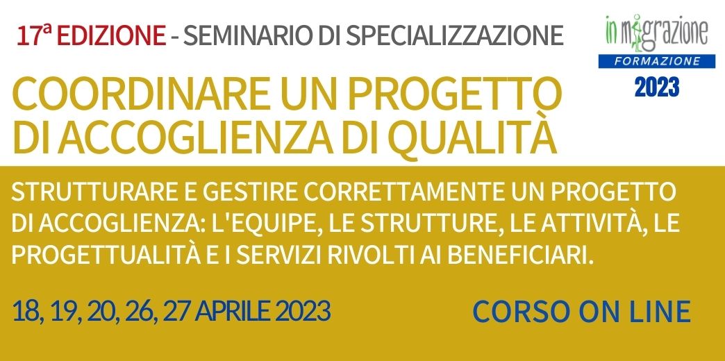 coordinare progetto di accoglienza SAI